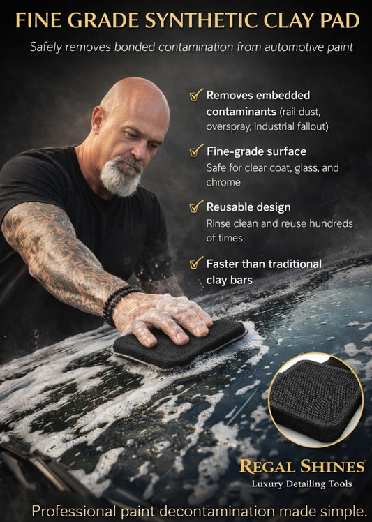 FINE GRADE SYNTHETIC CLAY PAD (sourced specifically for soft clearcoat)