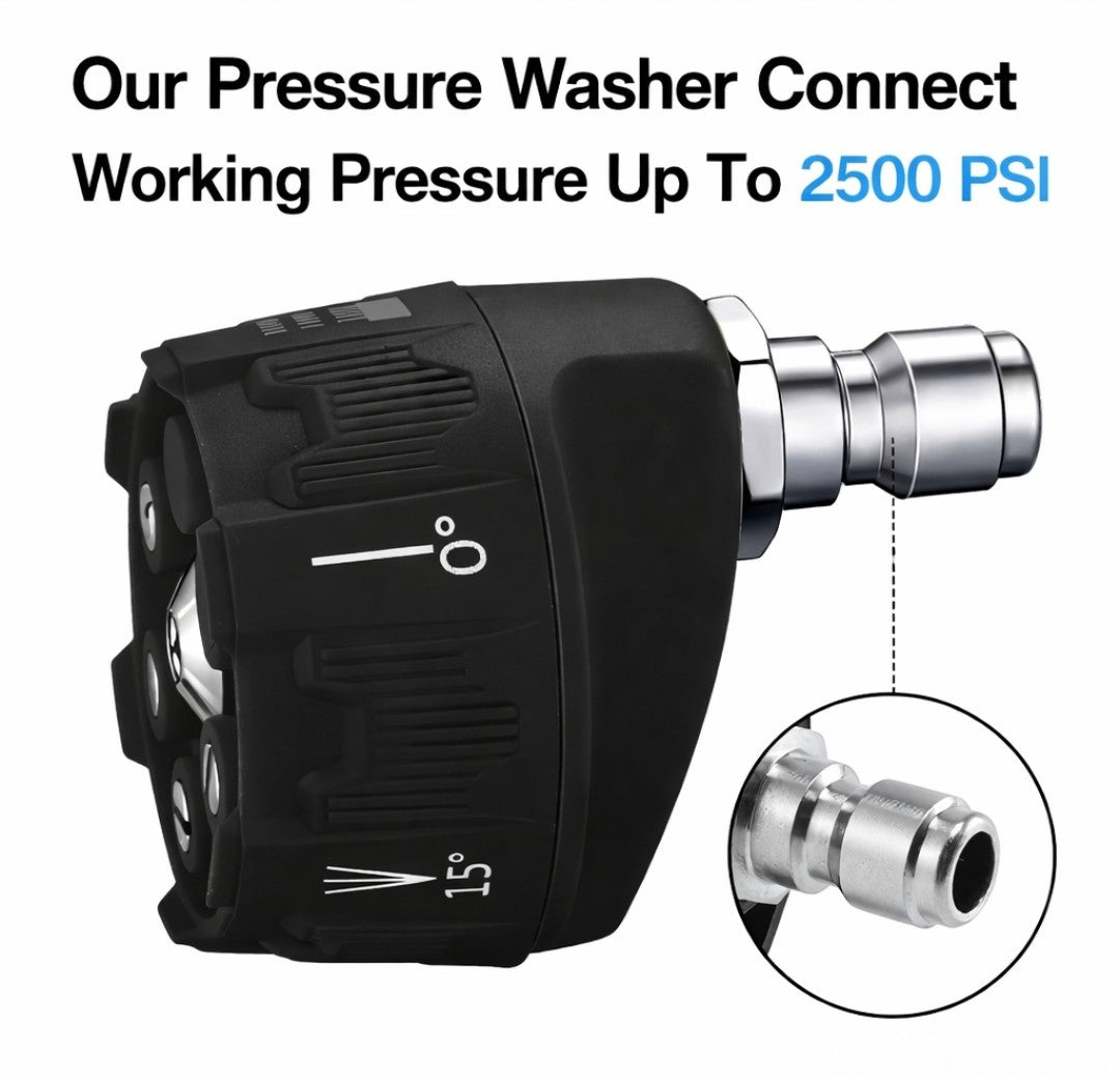 CUSTOM "6 IN 1" DETAILING NOZZLE. 2.5 Orifice ( Up to 2500psi)