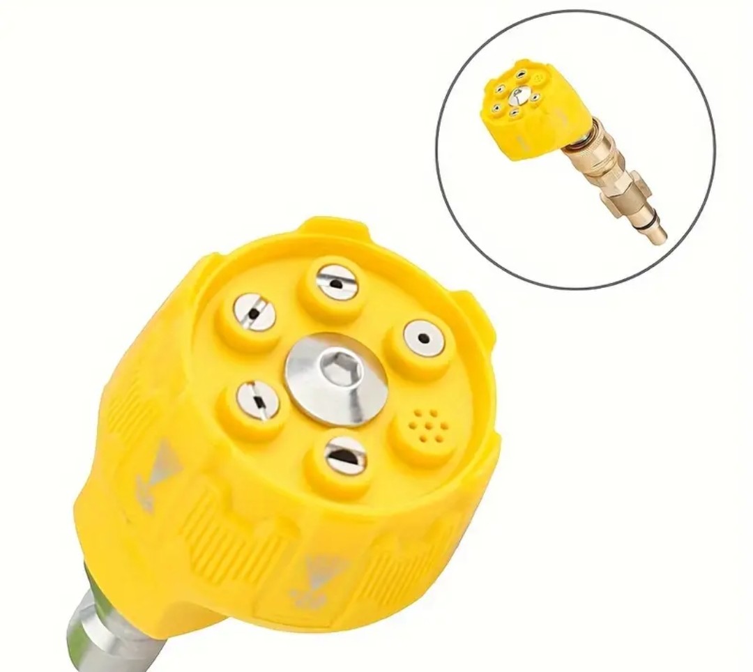 CUSTOM "6 IN 1" DETAILING NOZZLE. 2.5 Orifice ( Up to 2500psi)