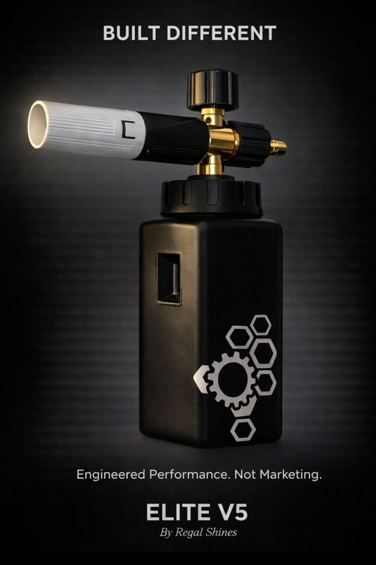 ELITE V5 "WHITELINE" FOAM CANNON. PRO CONSTRUCTION) Foam density control + longevity + corrosion resistance + pro-level output.