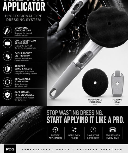 EXTENSION TIRE DRESSING APPLICATORS